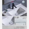 Bathluxe BV-819 Bathroom Cabinet - Wash Basin - Subhadeep Enterprises